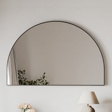 Riley Arched Aluminium Mirror